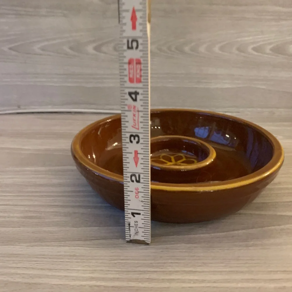 williams Sonoma Brown Ceramic Bowl